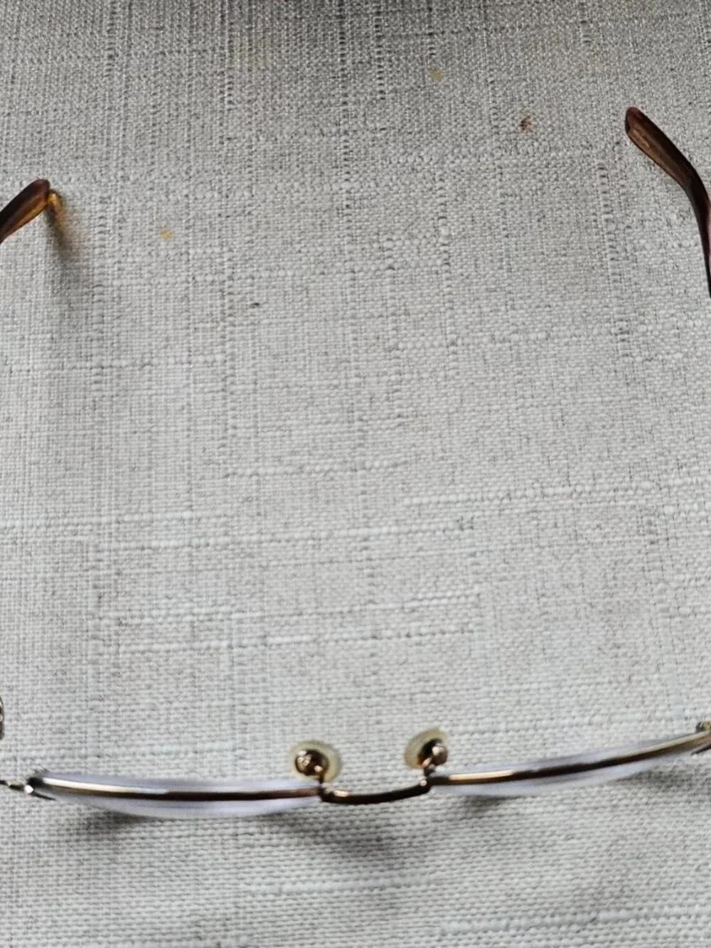 Vintage Liz Claiborne Eyeglasses Frame Gold Tone Eyewear L282 FD2 Glasses